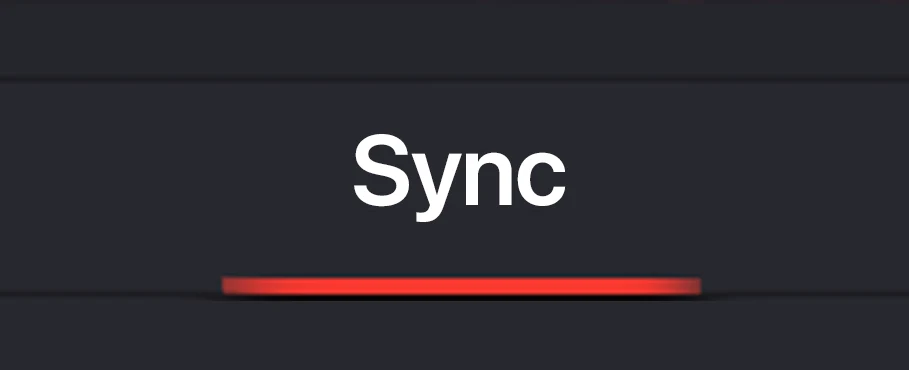TypeFlow inspector with the Sync tab open