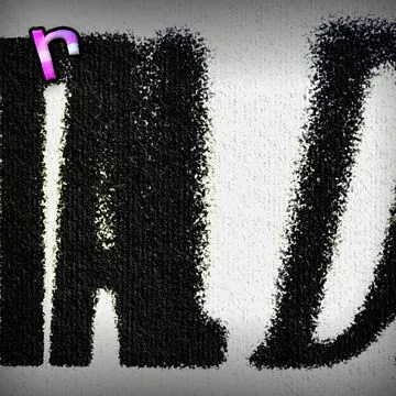 Distressed Text effect preview